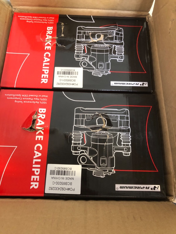 Photo 1 of A-Premium Disc Brake Caliper Assembly with Bracket Compatible with Select Cadillac, Chevy and GMC Models - Escalade, Avalanche, Silverado 1500, Suburban 1500, Tahoe, Sierra 1500 and more - Rear Side