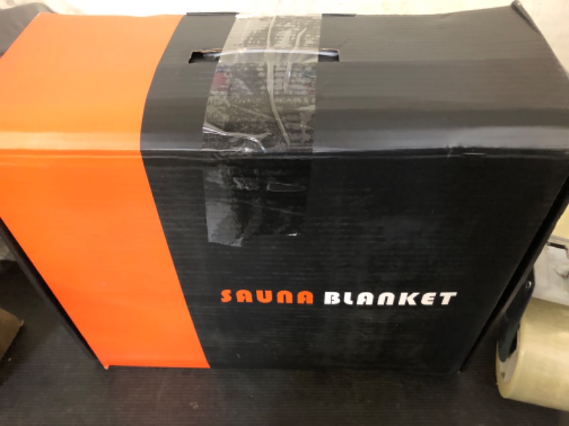 Photo 1 of Infrared Sauna Blanket-Sauna Blanket for Home Use, Portable Design for Relaxation and Detoxification Highest 176?, 20-60 Minutes Timer, 6 ft x 2.65 ft?Deep Black1?
