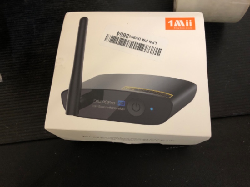 Photo 1 of 1Mii HiFi Bluetooth 5.3 Music Receiver for Home Stereo with LDAC, Bluetooth Audio Adapter with Audiophile DAC aptX HD, RCA Optical Output for AV Receiver or Stereo Amplifier - DS200Pro Blue