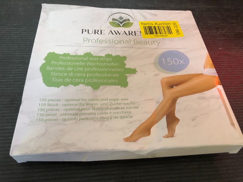 Photo 1 of 150 Wax Strips - Non Woven Fleece Stripes For Warm Wax And Sugar Paste - Skin-friendly And Tear-resistant Hair Removal For Any Type Of Depilation On The Leg, Chest, Back, Intimate Area And Face PA