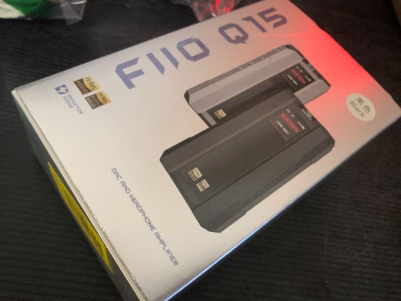 Photo 1 of FiiO Q15 Portable DAC/Headphone Amplifier,AK4191+AK4499EX DAC,768kHz / 32bit, DSD512, Bluetooth 5.1 LDAC?1600mW@32? Output,PEQ, Coaxial/USB