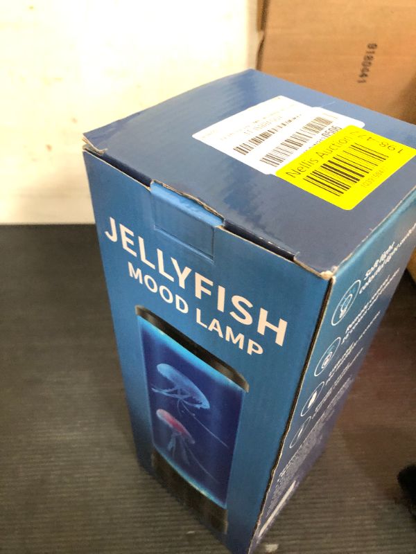 Photo 1 of Jellyfish Aquarium Lamp, Artificial Fish Tank Lava Night Light, Battery and USB Powered Mini Fish Lamp With Remote Control, LED for Home Office Decor