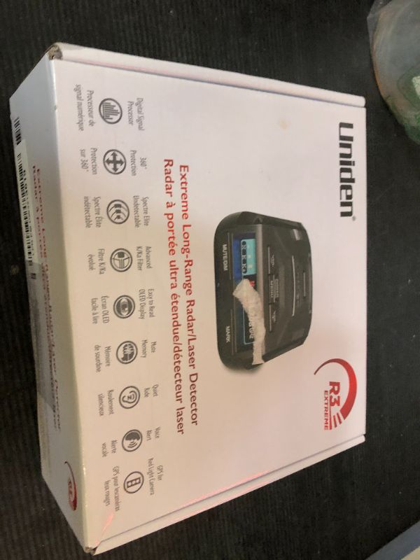 Photo 1 of Uniden R3 EXTREME LONG RANGE Laser/Radar Detector, Record Shattering Performance, Built-in GPS w/ Mute Memory, Voice Alerts, Red Light & Speed Camera Alerts, Multi-Color OLED Display , Black