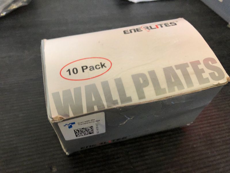 Photo 1 of Enerlites 61580-TR-WWP-10PCS, Duplex Receptacle Outlets and Wall Plates Bundle, Tamper-Resistant Electrical Receptacle, 15A 125V, Self-Grounding, 2-Pole, UL Listed, White (10 Pack)