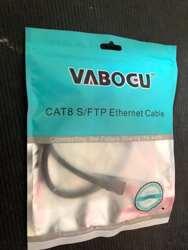 Photo 1 of Cat 8 Ethernet Cable, 1.5Ft 3Ft 6Ft 10Ft 15Ft 20Ft 30Ft 40Ft 50Ft 60Ft 100Ft Heavy Duty High Speed Internet Network Cable, Professional LAN Cable Shielded in Wall, Indoor&Outdoor
