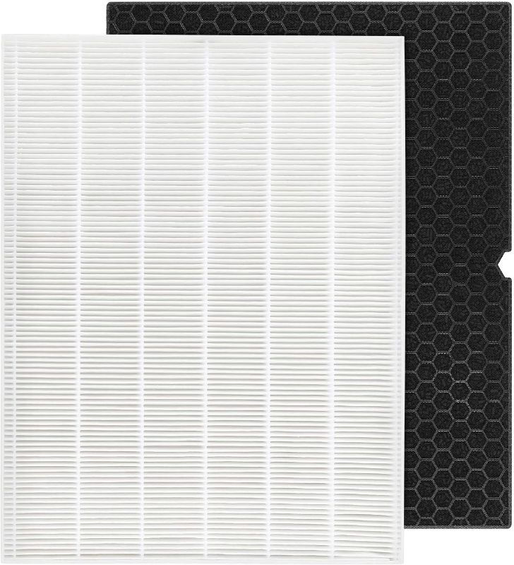 Photo 1 of  116130 HEPA Replacement Filter H 116130 for Winix 5500-2 Plasmawave Air Purifier and Models AM80 - H13 True HEPA and Activated Carbon Filter Combo Pack

