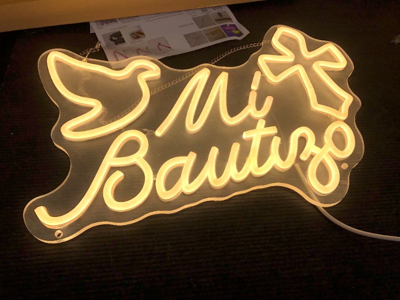 Photo 1 of Mi Bautizo Neon Signs  