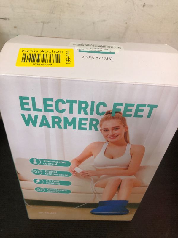 Photo 1 of CAMECO Heated Feet Warmers for Women and Men, Electric Foot Heating Pad for Feet Neuropathy Pain Relief, Detachable Cover, Ankle Heating Pad Wrap for Achilles tendonitis, Auto Off Timer, 86-158?