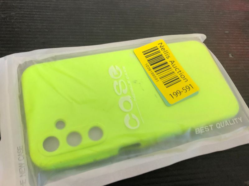 Photo 1 of LoeoeL Silicone Case for Samsung Galaxy A15 5G, Ultra Thin Slim Minimalist Soft Rubber Gel Matte Phone Case for Women Men, Cute Girly Aesthetic Protective Case with Camera Cover, Neon Green Lime
