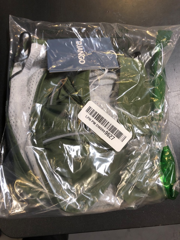 Photo 1 of DJANGO City Slicker Waterproof Dog Raincoat and Lightweight Jacket for Long Dogs - Full Coverage Puppy Coat and Reflective Rain Slicker and Windbreaker - Adjustable with Harness Hole (Kombu, Medium)