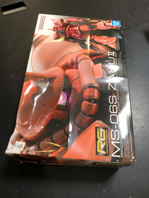Photo 1 of #2 MS-06S Char's Zaku II Mobile Suit Gundam, Bandai RG 1/144