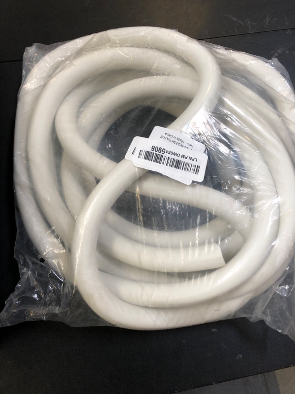 Photo 1 of ToLanbbt Backer Rod EPDM Rubber 3/4" Diameter x 20' Length Caulk Saver Door Window Weather Stripping Seal for Concrete Filling Joints and Gaps (White)