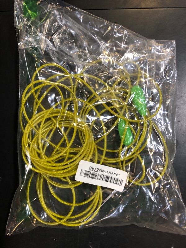 Photo 1 of Petest 25ft Tie-Out Cable with Crimp Cover for Small Dogs Up to 35 Pounds
