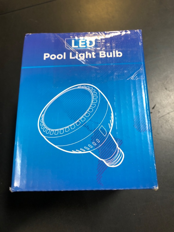 Photo 1 of Broadroad LED Pool Light Bulb 120V 65W Daylight White 6000K Swimming Pool 6000LM Pool Light Bulb Replacement for Most Pentair Hayward Light Fixtures (Pool 65W)