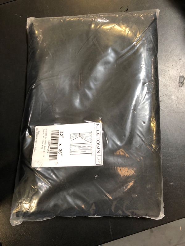 Photo 1 of NICETOWN Halloween Short Curtains 36 inches Long, Black Out RV Bunk Panels, Kitchen Window Curtains Over Sink, Thermal Insulating Blackout Drapes/Draperies for Small Window (2 Panels, 42 inches Wide)