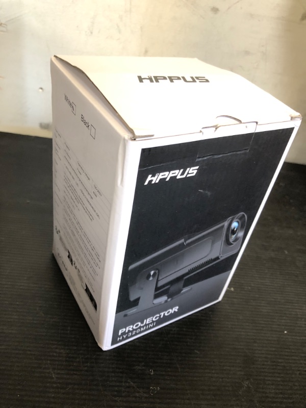 Photo 1 of HIPPUS Smart Mini Projector with 180° Adjustable Stand, 1080P 4K Outdoor Portable Projector, WiFi 6 & Bluetooth 5.2, Android 11, 300ASIN LM, Support 2.4G/5G Dual-Band Wi-Fi.