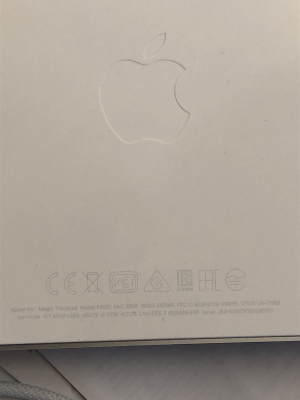 Photo 1 of Apple Magic Trackpad - White Multi-Touch Surface ???????