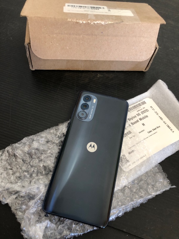 Photo 1 of Moto G Stylus 5G | 2022 | Unlocked | Made for US by Motorola | 8/256 GB | 50MP Camera | Steel Blue