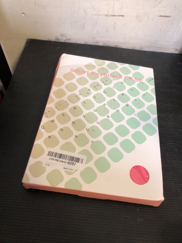 Photo 1 of kaitesi Keyboard Case for iPad Pro 11 inch M4, Round Key Colour Detachable Bluetooth Keyboard and Pencil Holder for iPad Pro 11" 2024,Dark Pink