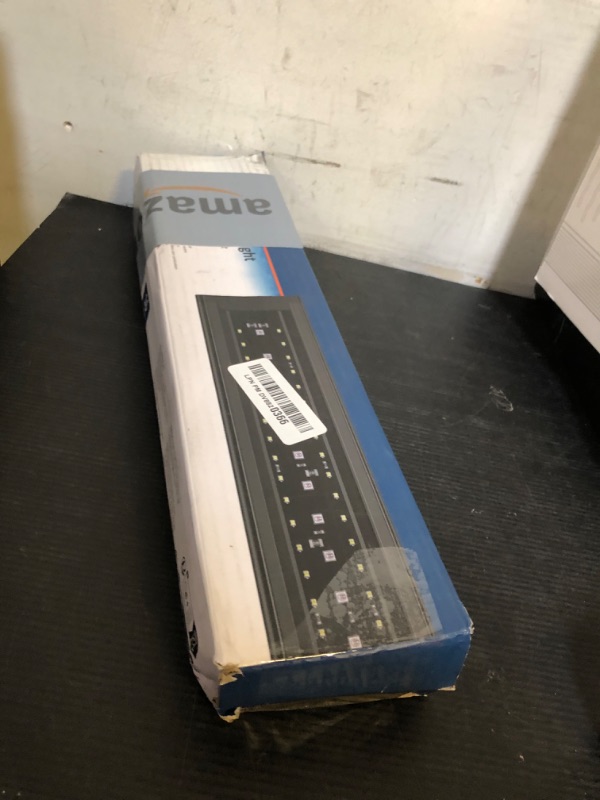Photo 1 of NICREW RGB+W 24/7 LED Aquarium Light with Controller, Full Spectrum Fish Tank Light for Planted Freshwater Tanks, Planted Aquarium Light with Extendable Brackets to 18-24 Inches, 17 Watts