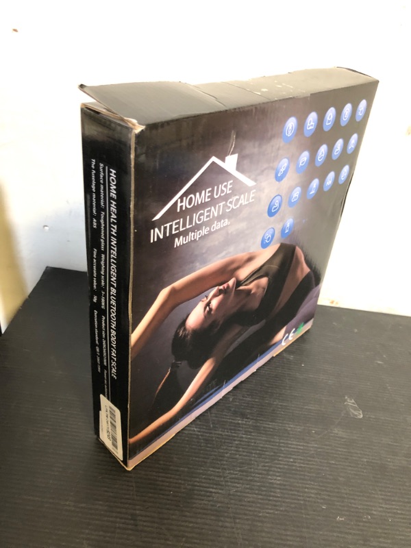 Photo 1 of YPENSLZX Digital Simple Scale with Led Display Practical Body Fat Scale, Bathroom Scale with Smartphone App (Pink)