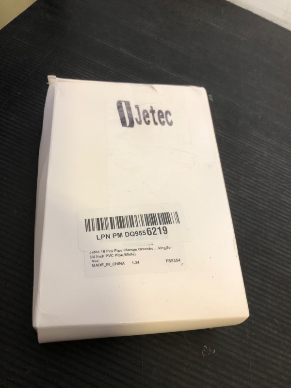 Photo 1 of Jetec 16 Pcs PVC Pipe Clamps Greenhouses Strap Clips 2.4 Inches Long Summer PVC Water Pipe Clamps Strap Clips for Woodworking(for 3/4 Inch PVC Pipe,White)