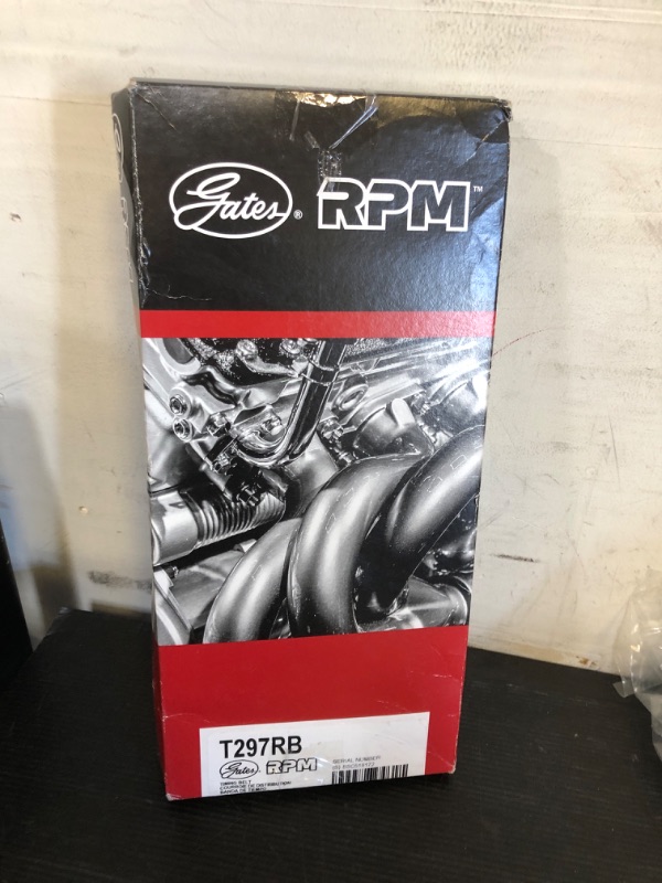Photo 1 of Gates T297RB RPM High Performance Timing Belt , Blue