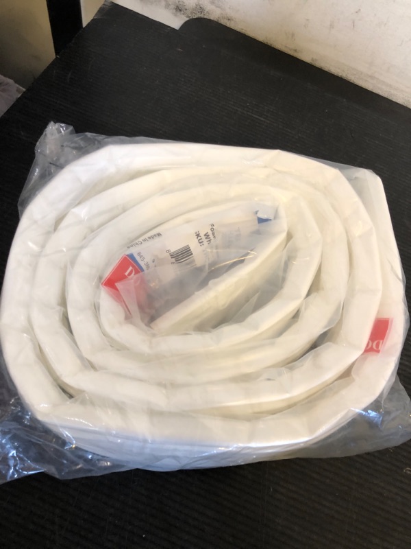 Photo 1 of White Weather Stripping Seal - Exterior Door Strip for Frame, Set Includes One 36" Header and Two 84" Jambs Strips (White)