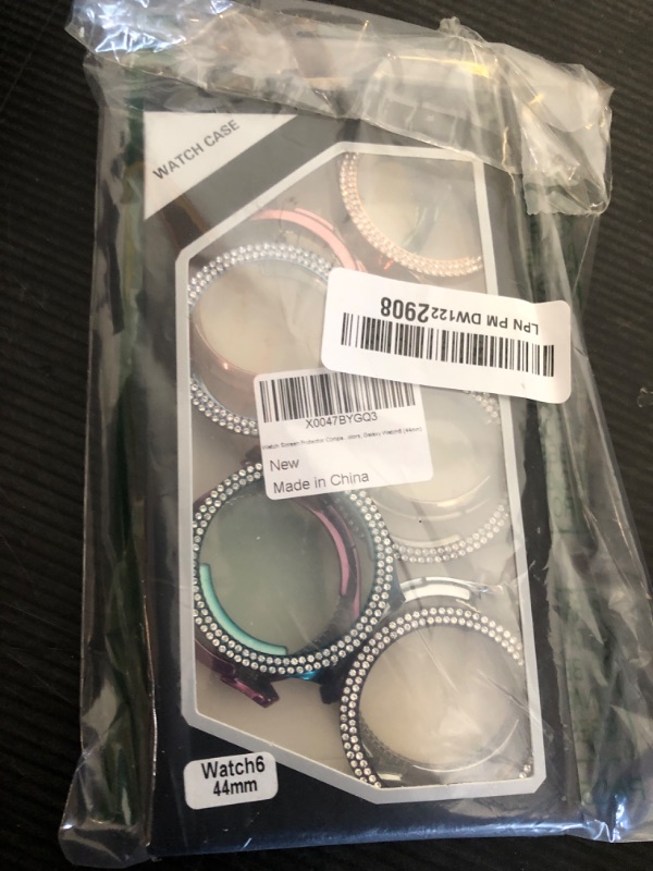 Photo 1 of YUVIKE 10-Pack Watch Screen Protector Compatible with Samsung Galaxy Watch6 44mm,Bling Glitter Case TPU Soft Cover Full Protection with Sparkly Rhinestone for Galaxy Smart Watch (10 Colors)