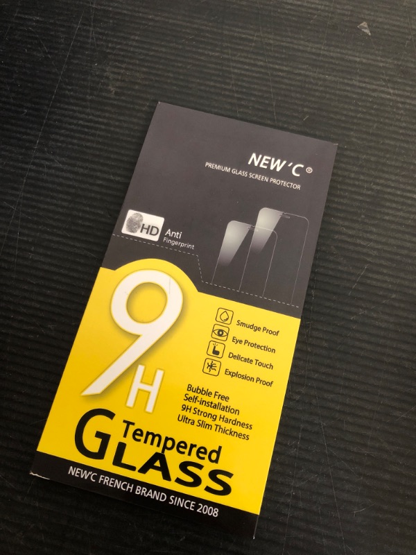 Photo 1 of NEW'C 3 Pack Designed for iPhone 14 Pro Screen Protector (6.1"), Tempered Glass, Case Friendly Anti Scratch Bubble Free Ultra Resistant