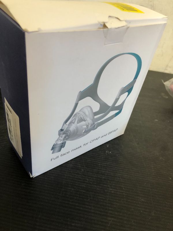 Photo 1 of TMS Comfort Series Nasal CPAP Mask Full Face - Reusable CPAP Supplies - Covers Nose and Mouth - Includes Headgear, Frame, Elbows and Full Face Mask Cushion