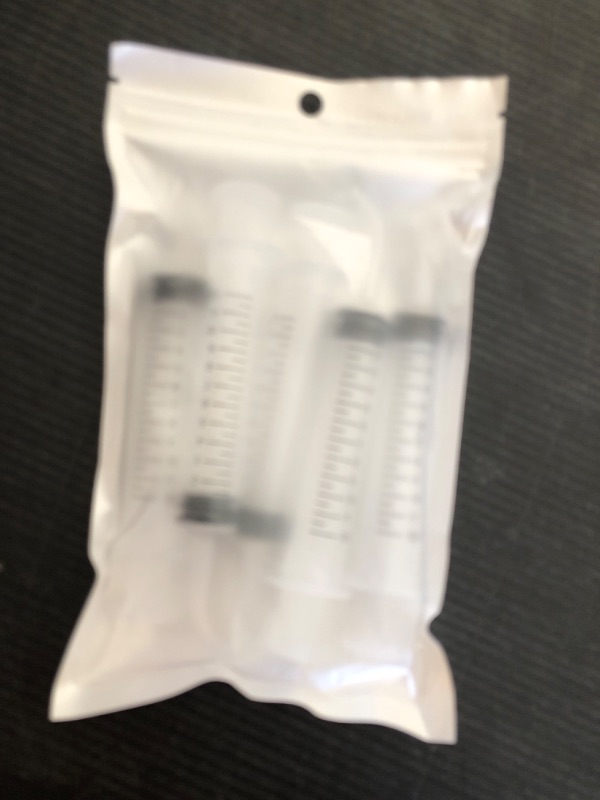 Photo 1 of Wisdom Teeth Syringe, 5 Pack Irrigation Dental Syringes with Measure Scale & Curved Tip for Dental Care Liquid Oral Tonsil Stone