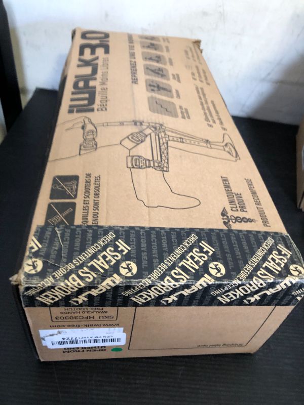 Photo 1 of iWALK3.0 – The Original Hands Free Knee Crutch - Alternative to Crutches and Knee Scooters - iWALK Replaces Crutches for Adults - Peg Leg Crutch For Lower Leg Injuries Only
