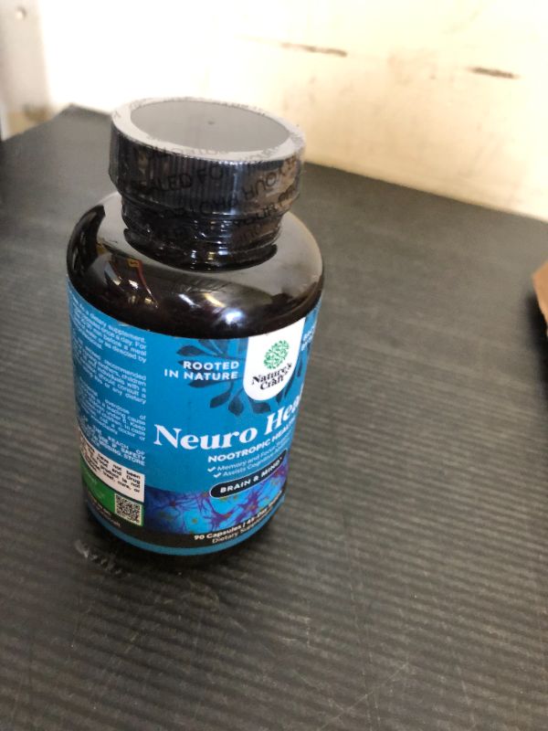 Photo 1 of exp date 02/2028--Nootropic Brain Supplement for Memory and Focus Enhancement - Vitamins for Mental Health & Clarity with VIT A, B6, Riboflavin, Niacin, Thiamin & Folate - Cognitive Complex for Mind Vitality - 90 Ct
