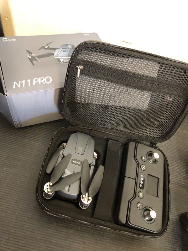 Photo 1 of NAFYRE N11 PRO GPS Drone with Camera for Adults 4K UHD, 90 Min Long Flight Time, Long Control Range, Auto Return, Follow Me, Brushless Motor, 5G FPV RC Quadcopter for Beginners