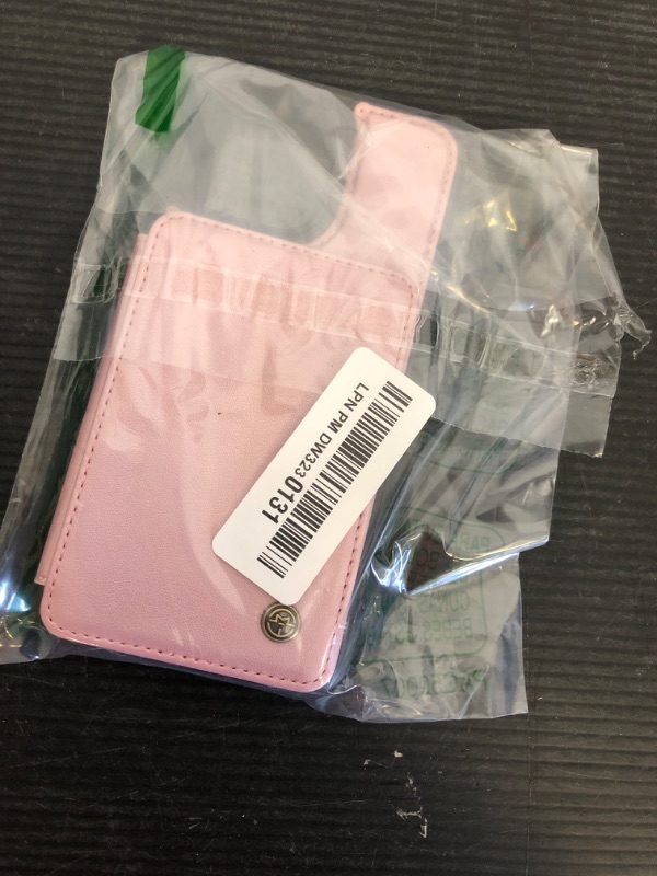 Photo 1 of Vinich for iPhone 14 Pro Max Wallet Case with Card Holder, RFID Blocking Credit Slots Kickstand Shockproof Phone Cover for Women Men, Rose Gold