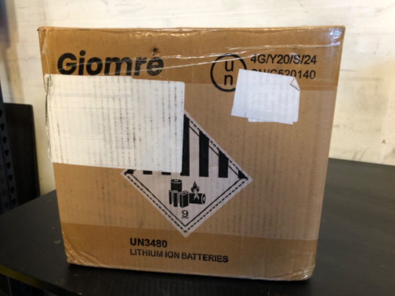 Photo 1 of Giomre Portable Power Station, 297Wh Backup Lithium Battery Generator with 600W AC Output and 100W Fast Charging, Solar Generator for Outdoors Camping, Travel Emergency, Home Blackout
