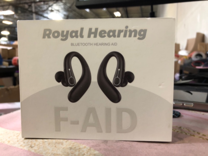 Photo 1 of Hearing Aids, TTQ OTC Hearing Aids for Seniors with Bluetooth, Hearing Aid Rechargeable with Noise Cancellation, Hearing Amplifier for Moderate Hearing Loss, Clear Sound