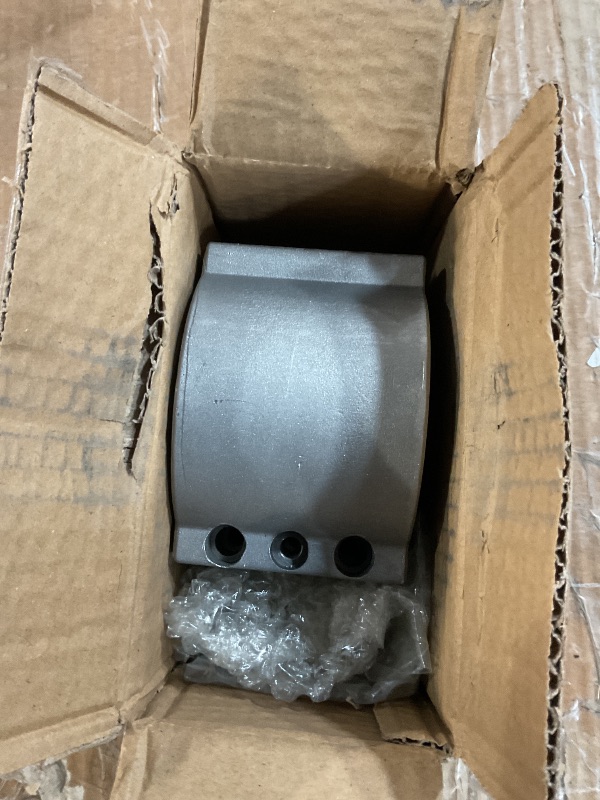 Photo 1 of (USED/FAIR) YIDOFENG Spindle Motor Clamp Mount Bracket, CNC Milling Machine Fixture, Cast Aluminum Mounting Bracket with Screws (80MM)