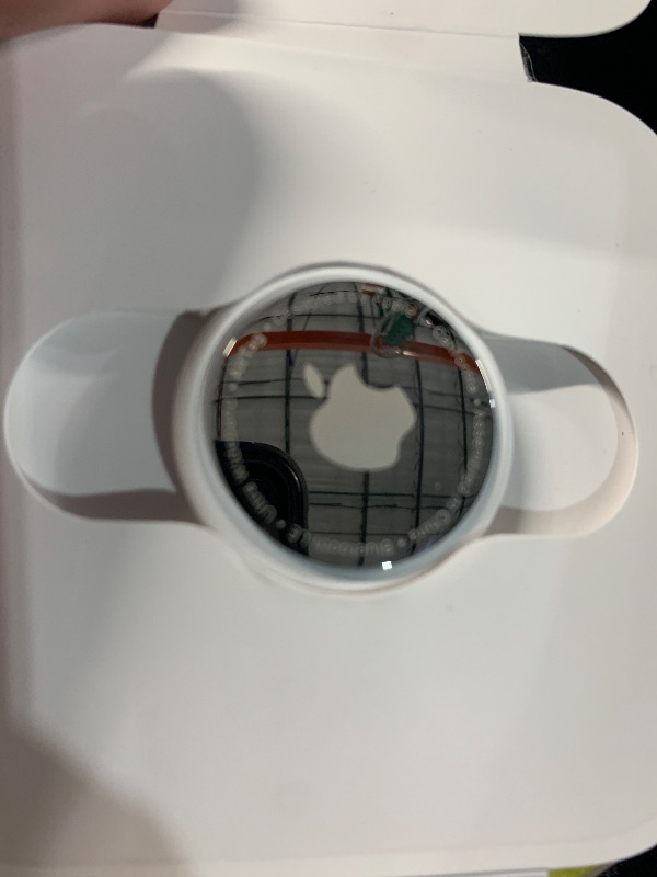 Photo 1 of ***(USED/ UNABLE TO TEST ITEM)***Apple AirTag. Keep Track of and find Your Keys, Wallet, Luggage, Backpack, and More. Simple one-tap Set up with iPhone or iPad