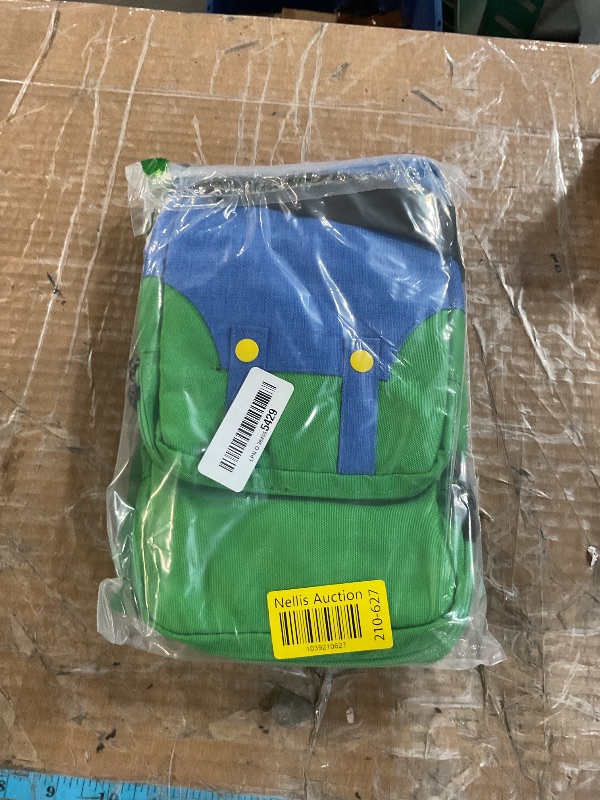 Photo 1 of **************ONLY INCLUDES THE BACKPACK*****************
Owngen Travel Bag for Nintendo Switch/Lite/OLED, for Super Luigi Portable Gaming Sling Chest Shoulder Crossbody Carrying Accessories Storage Backpack with Cute Game Card Case, 4 Thumb Grip Caps