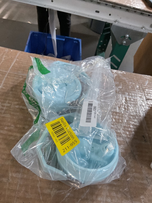 Photo 1 of ***(missing 1 straw and the cleaners)***Marchoose 2 Pcs Tumbler Flip Straw Lid Replacement fit for 40 oz Stanley Quencher, Leak-Proof, Easy Handling, Perfect Fit, Sea Glass Sage
