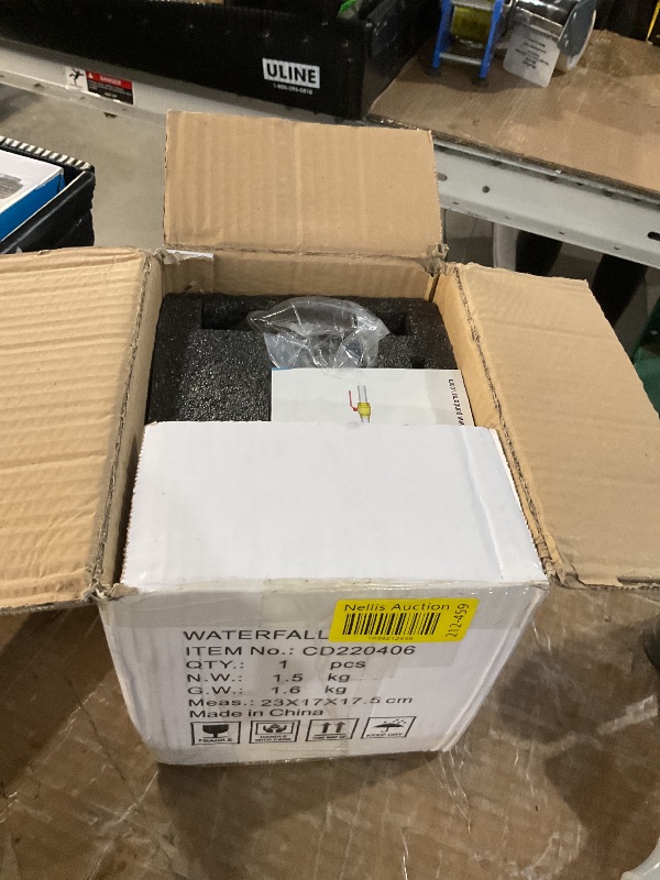 Photo 1 of Aquadock Solid Brass Waterfall Spout Scupper Made Exquisite Handcrafted, Water Fountain Spillway Luxury Landscape Decor for Pools, Ponds, Water Walls (7.63 inch)