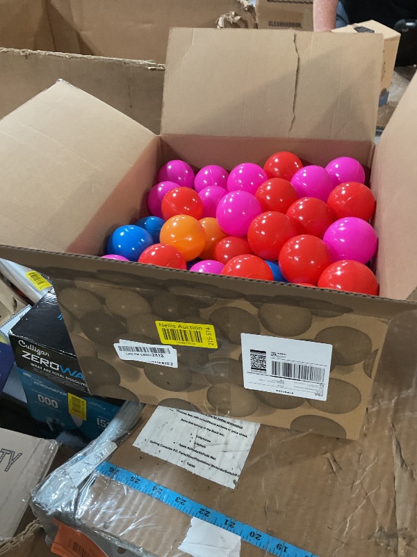 Photo 1 of ***(PARTIAL SET/ ONLY 50)***LANGXUN 50 Balls Soft Plastic Ball Pit Balls for Kids, Gift for Baby Toddler Birthday Christmas, Ball Pit Play Tent, Baby Kiddie Pool Water Toys, Party Decoration