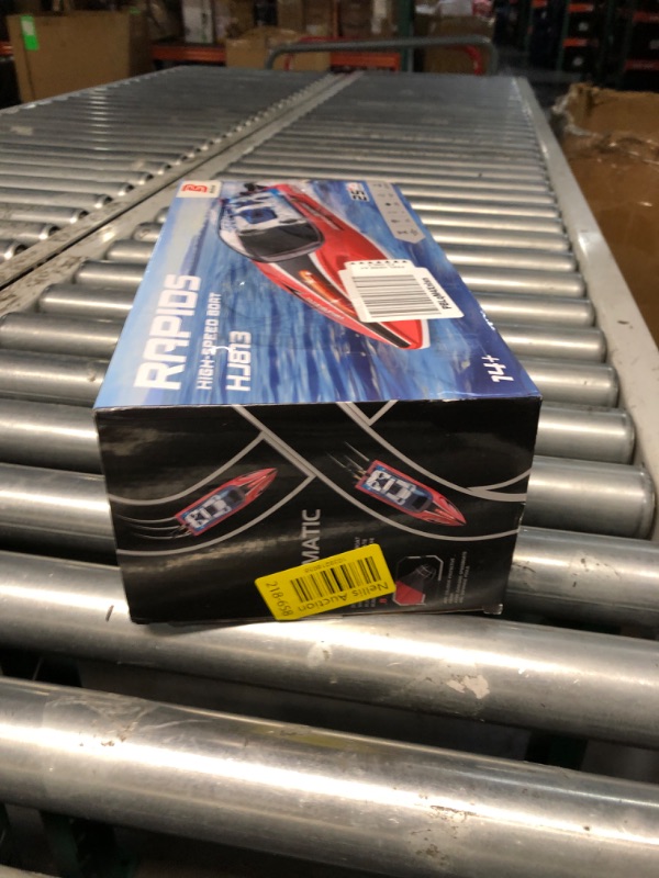 Photo 1 of ******************MISSING BATTERY****************************
BEZGAR RC Boat, 14 inch Remote Control Boat for Kids and Adults, 25 KPH Fast RC Speed Boats with 1100mAh Battery, Ideal Waterproof Toy Boats for Lakes & Pools - HJ815 Blue