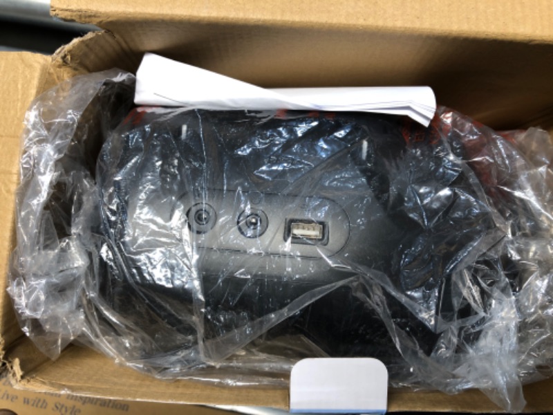 Photo 1 of MONODEAL Boombox CD and Cassette Player Combo,Boom Box CD Player AM FM Radio,Multi-Functional Portable Cassette Tape Player with Bluetooth,Tape Recording,USB/AUX,AC/DC Power,Headphone Jack for Gift