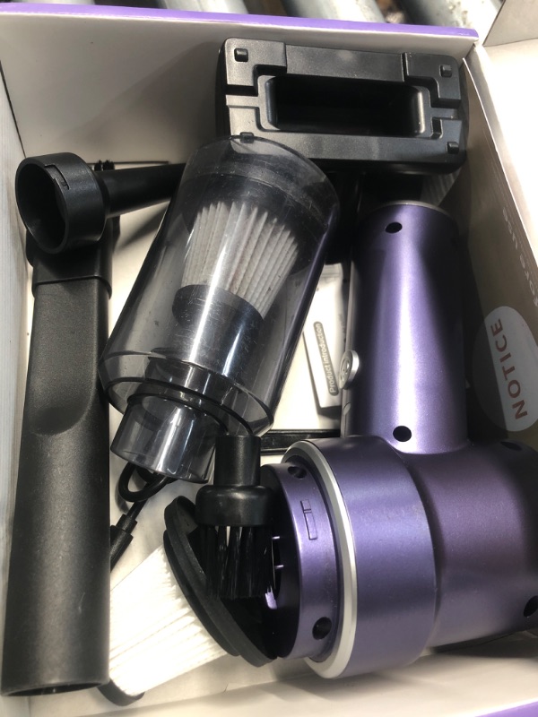 Photo 1 of (see all images) KMM Handheld Car Vacuum Cleaner, 11000PA Vacuum Cleaner & Air Duster, 120W High Power Vacuum Portable Cordless