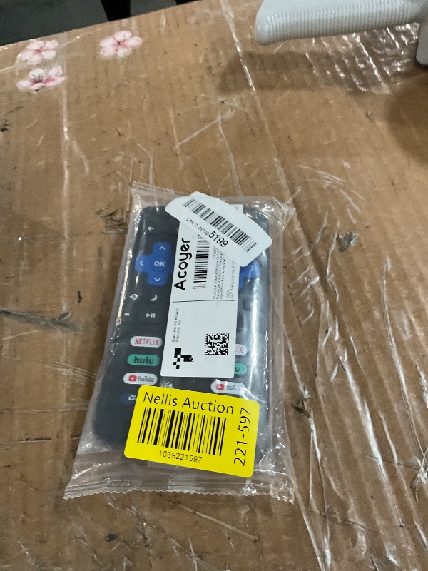 Photo 1 of (Pack of 2) Replacement-Remote-Control for Roku-TV,Compatible for TCL Roku/Hisense Roku/Onn Roku/Philips Roku Smart TVs(Not for Roku Stick and Box)