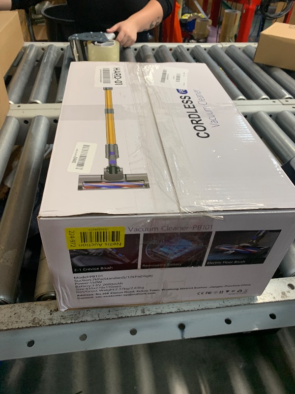 Photo 1 of ***(PARTS ONLY/ NON FUNCTIONAL)***MBTTODF Vacuum Cleaners for Home, Cordless Vacuum Cleaner Powerful Suction with 80000 RPM, Up to 40mins Runtime, Rechargeable, Wall-Mounted, Tangle-Resistant Stick Vacuum for Carpet, Hard Floors