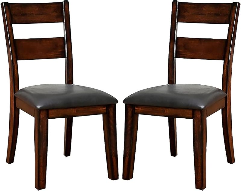 Photo 1 of 
Simple Relax Set of 2 Dining Side Chair in Dark Cherry
